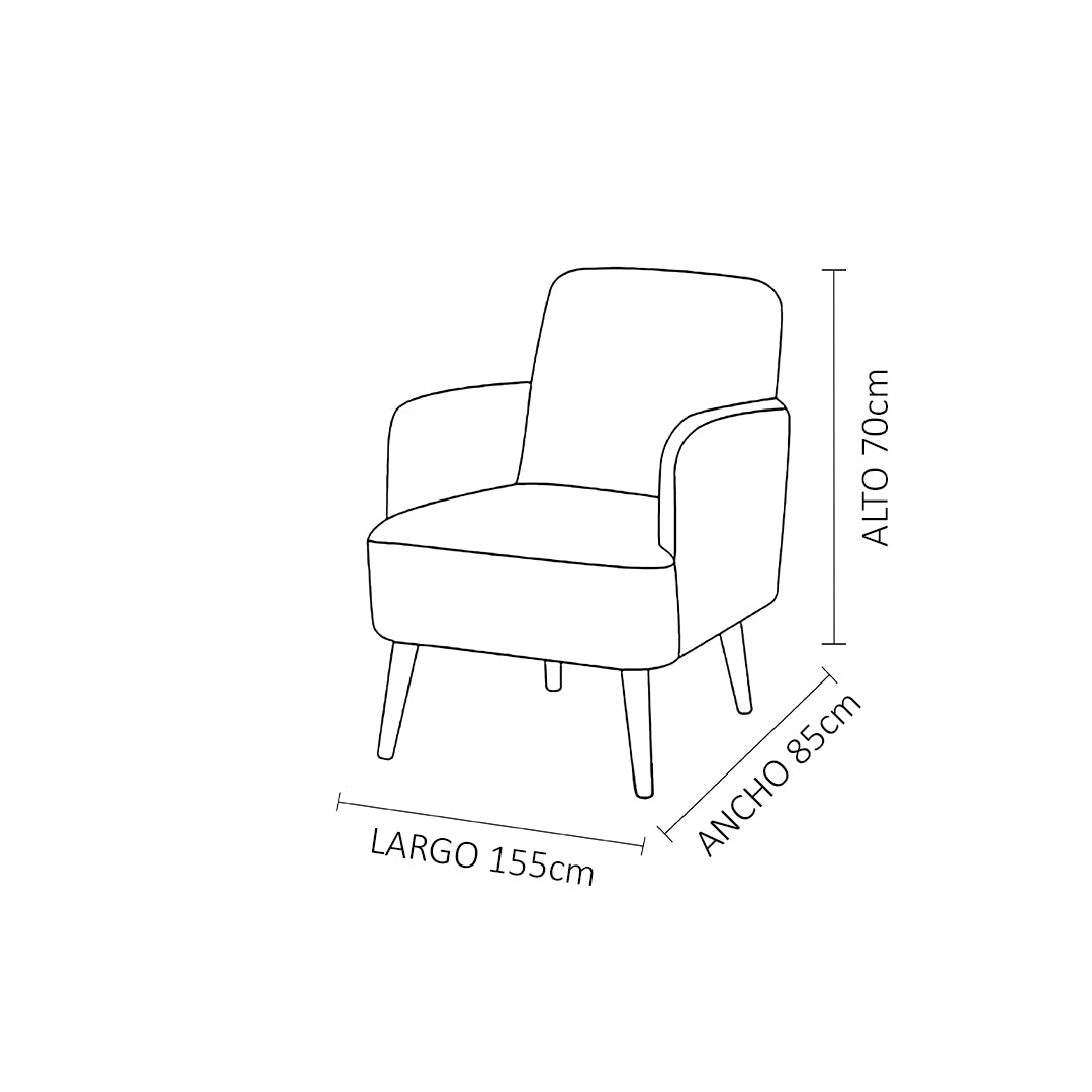 Love Seat Harvey 2 plazas