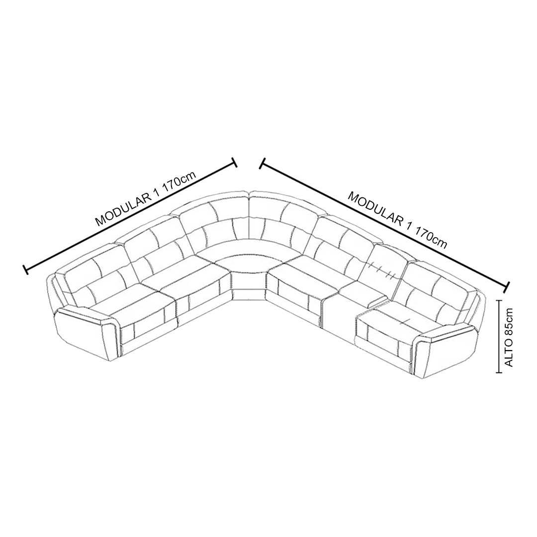 Sofá Serena 3 plazas